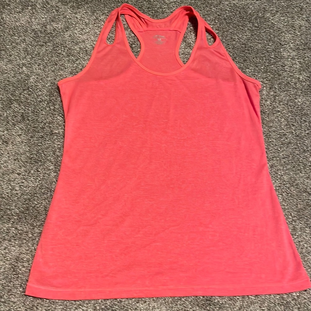 🤩2for$20 - Sport Essentials Bright Orange/Coral Racerback Tank Top - Medium
